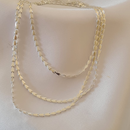 Colar de Corações - Banhado a Prata