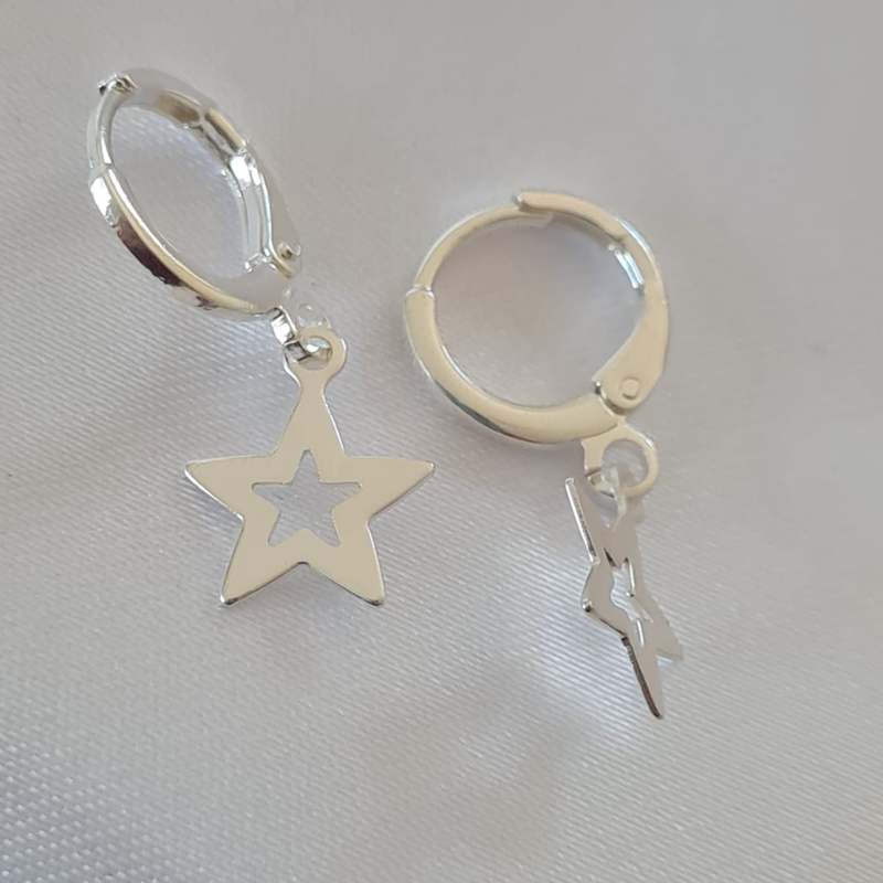 Brinco Argola - Banhado em prata