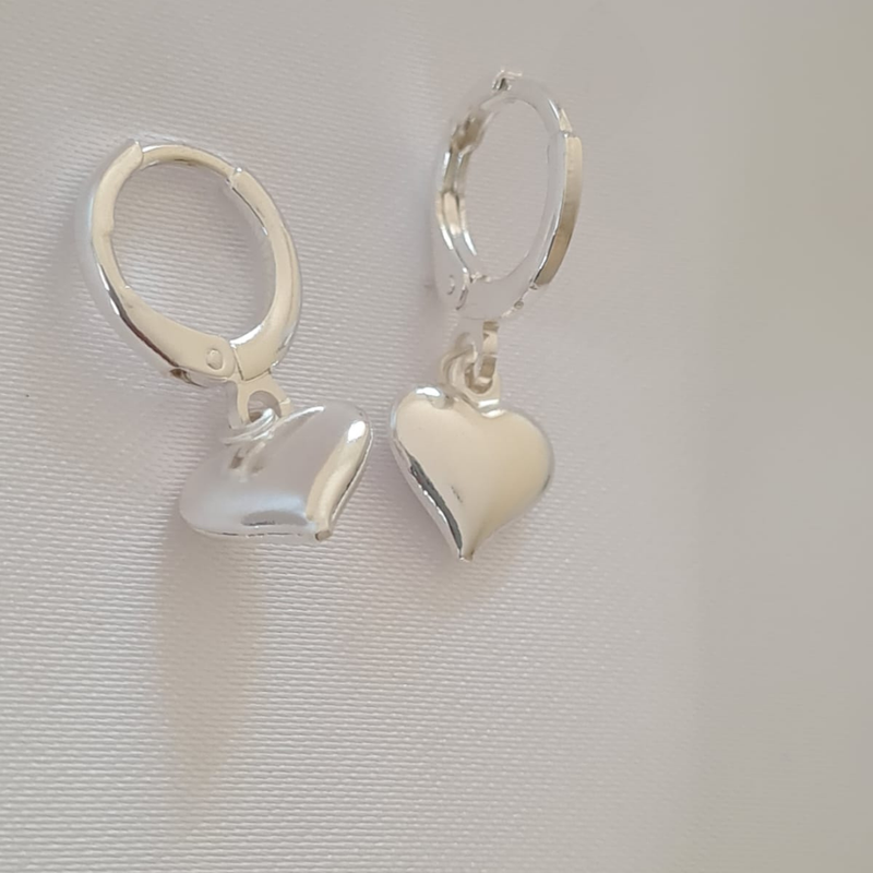 Brinco Argola - Banhado em prata