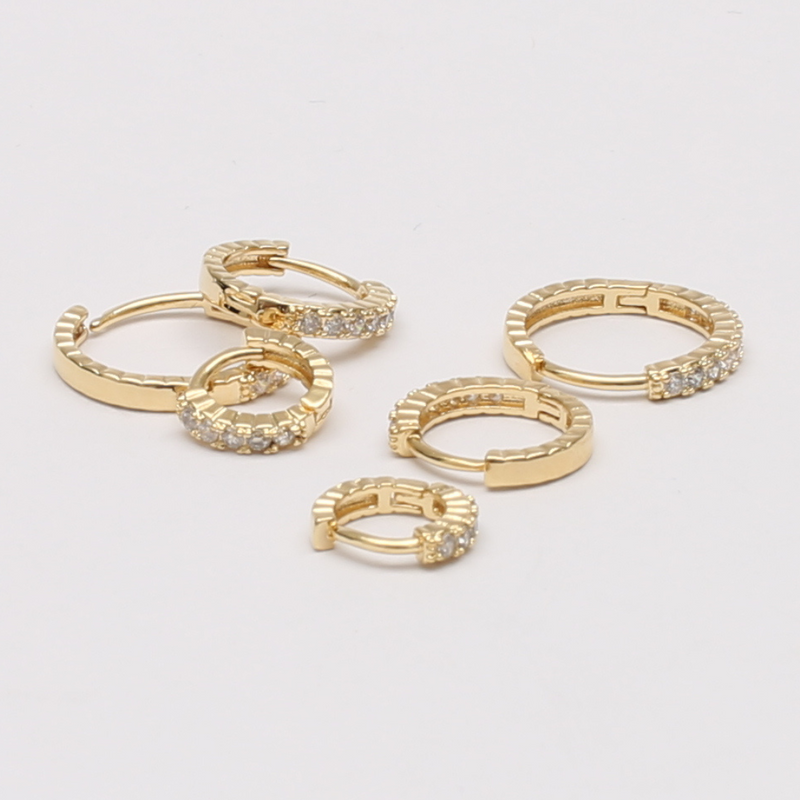 Trio de Argolinhas banhadas no Ouro 18k