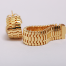 Brinco Gota Estilo Pulseira de Relógio Banhada no Oouro 18K