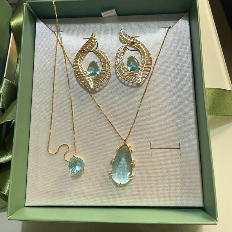 Conjunto Quebec Azul – Elegância que Encanta