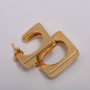 Brinco Argola Pequena e Lisa Banhado no Ouro 18K